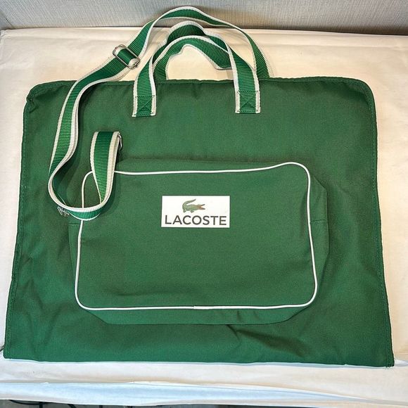 Lacoste Bags Lacoste Garment Bag Travel Hanging Clothes Green